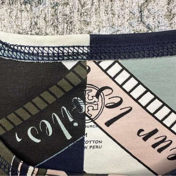 NWOT Tory Burch Louis Printed Tee - Picture 7 of 7